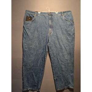 Vintage MAC Jeans Mens 56x30 Blue Denim Cotton Medium Wash Straight Leg Casual